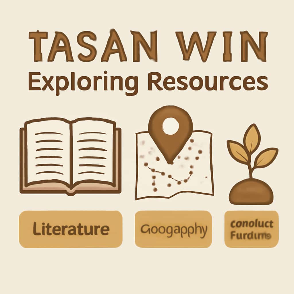 Illustration showing the different resources available for Tasan Win users.