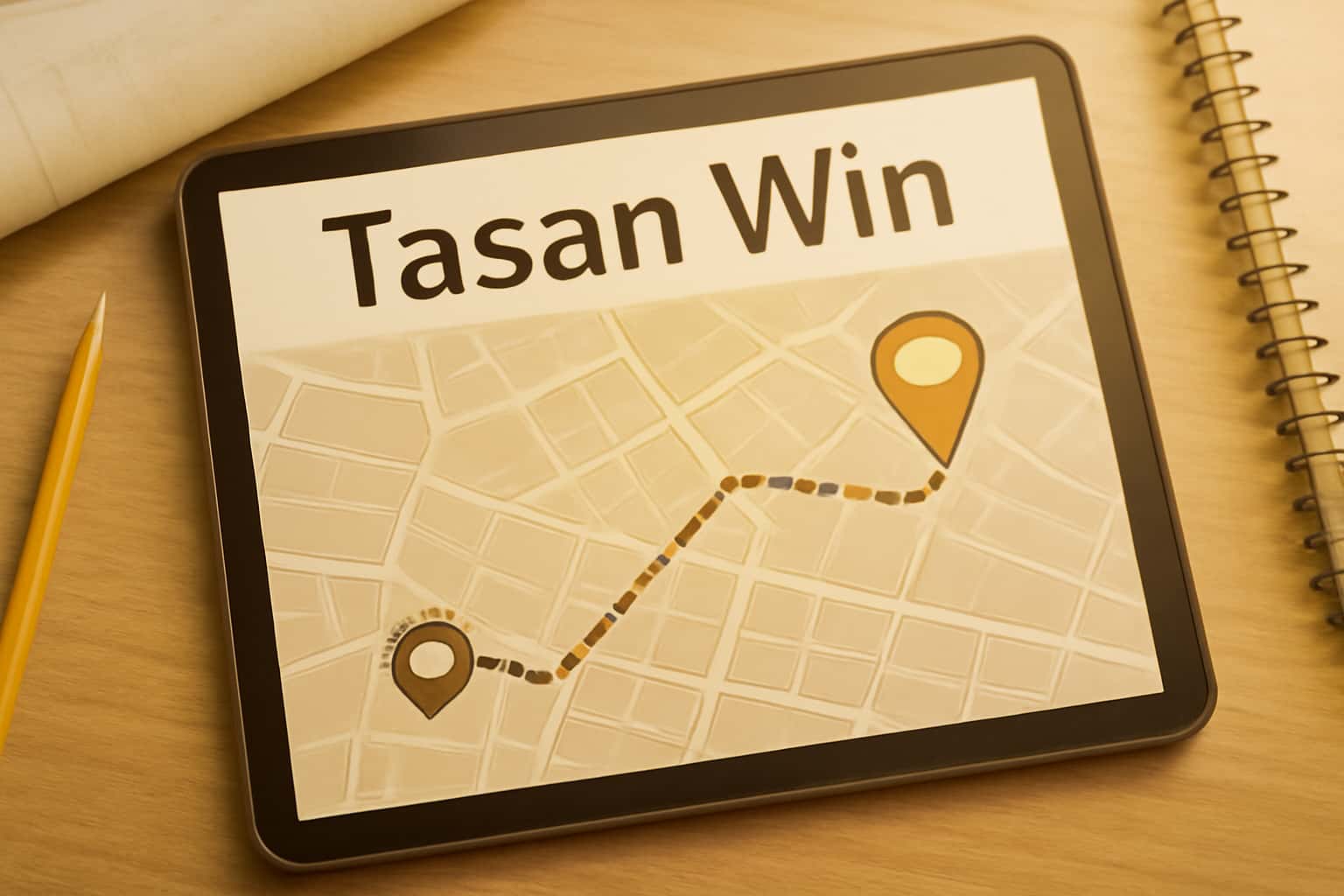Informational image about navigating Tasan Win Platform.