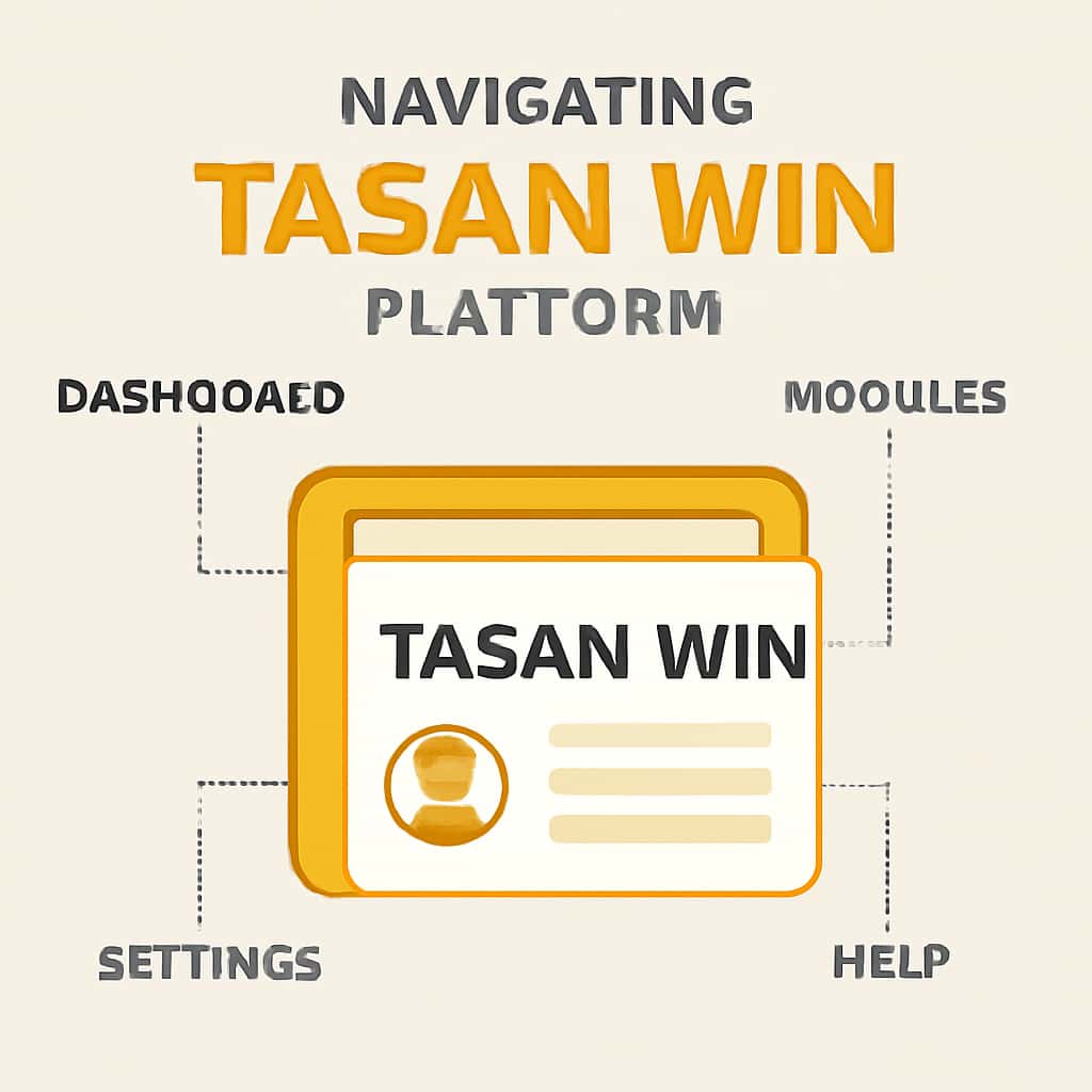 Diagram explaining Navigating Tasan Win Platform.