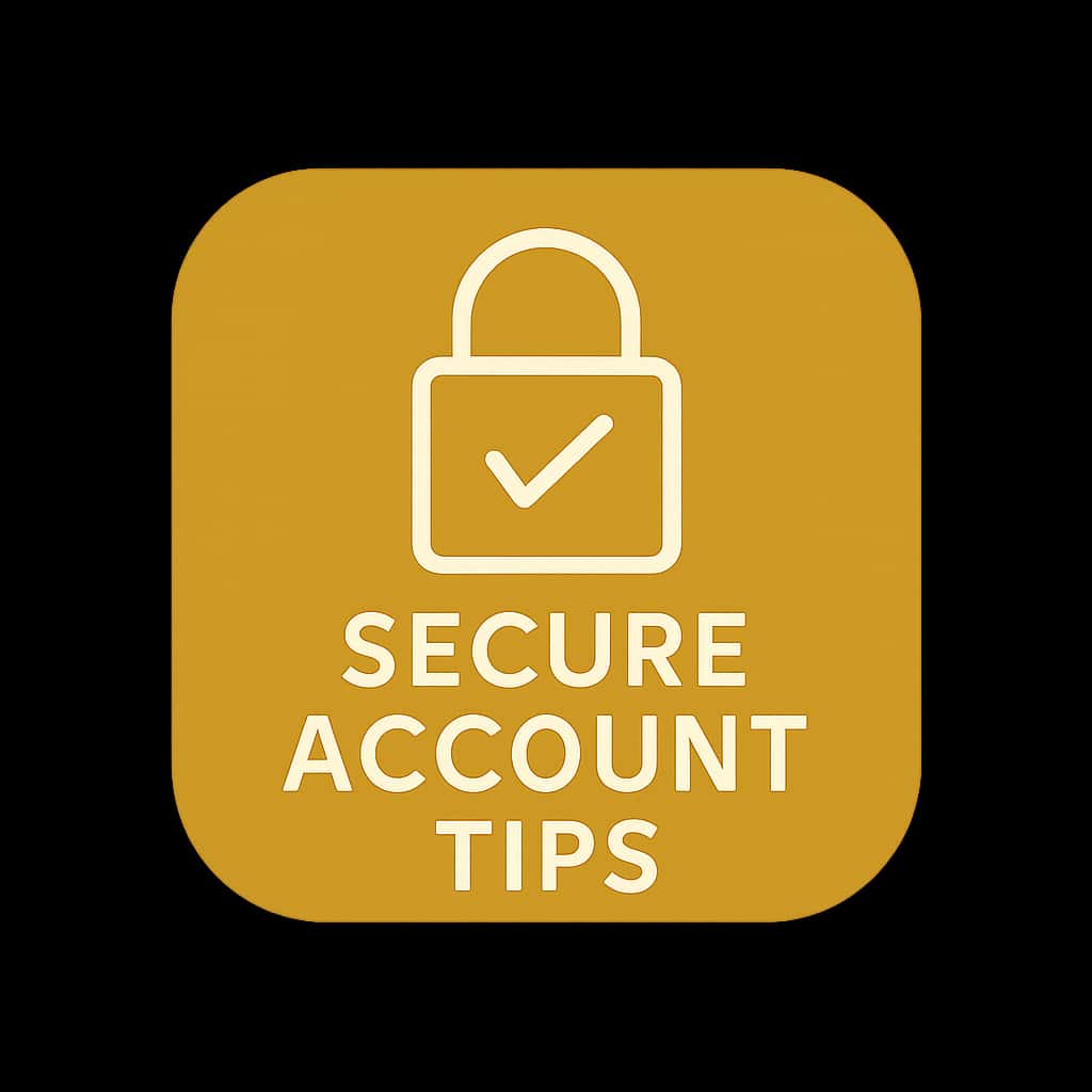 Icon representing tips for securing Tasan Win accounts.