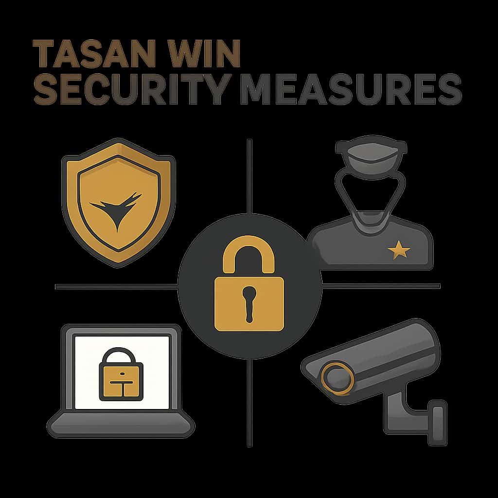 An illustration detailing Tasan Win Security Measures.